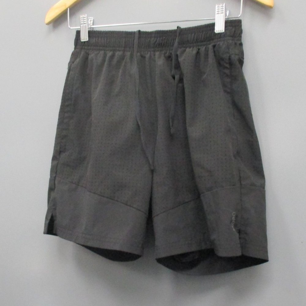 Skora Men's Bathing Suit Size S Black with Waist String and Side Pockets Short